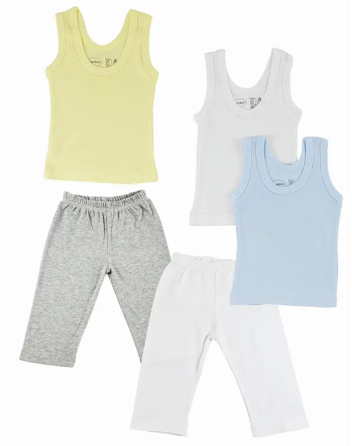 Bambini Boys Tank Tops and Track Sweatpants Bambini