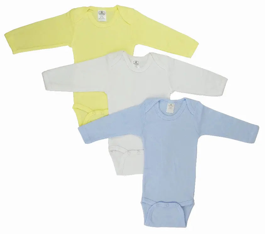 Bambini Boys' Pastel Long Sleeve Onezie Variety Pack Bambini