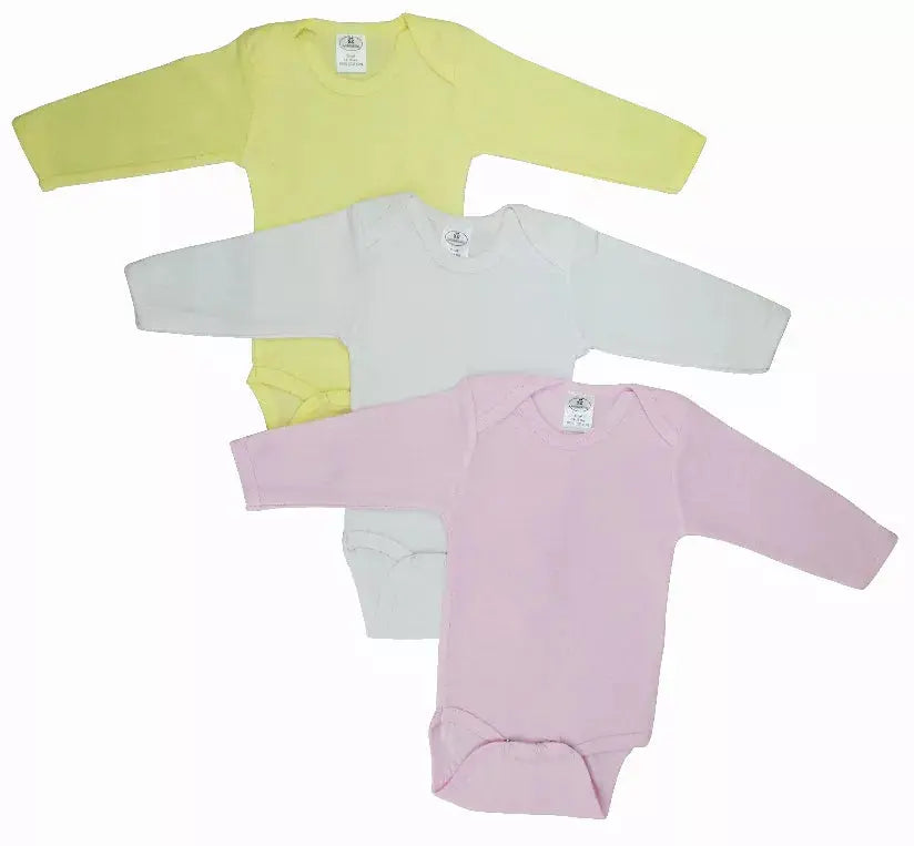 Bambini Boys' Pastel Long Sleeve Onezie Variety Pack Bambini