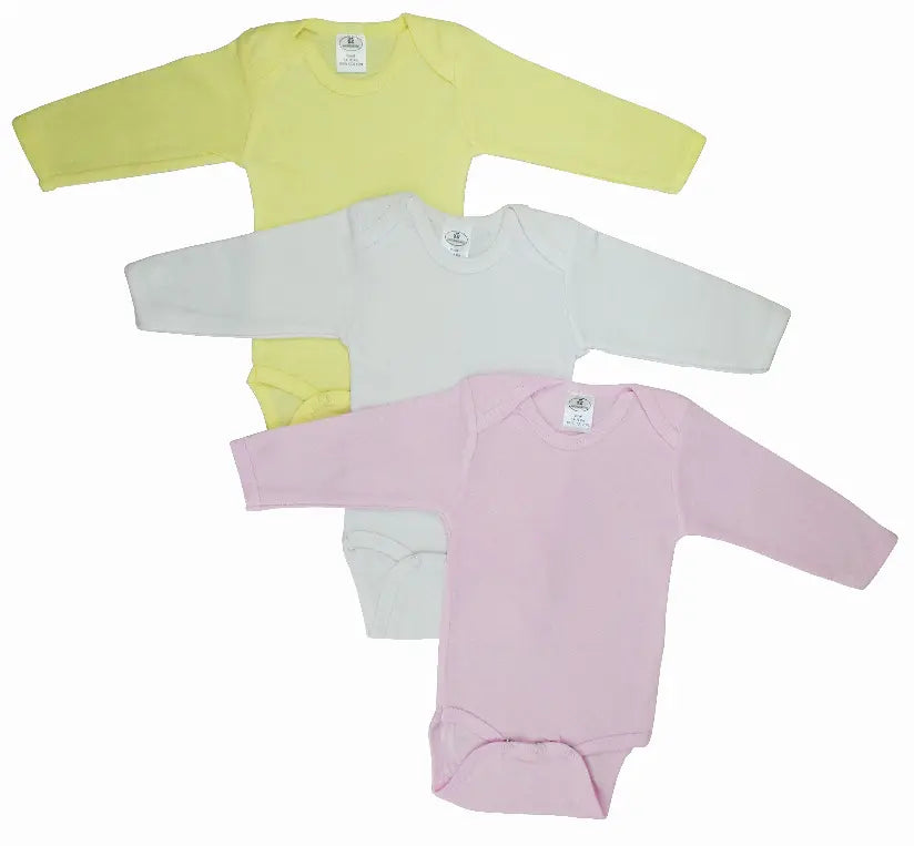 Bambini Boys' Pastel Long Sleeve Onezie Variety Pack Bambini