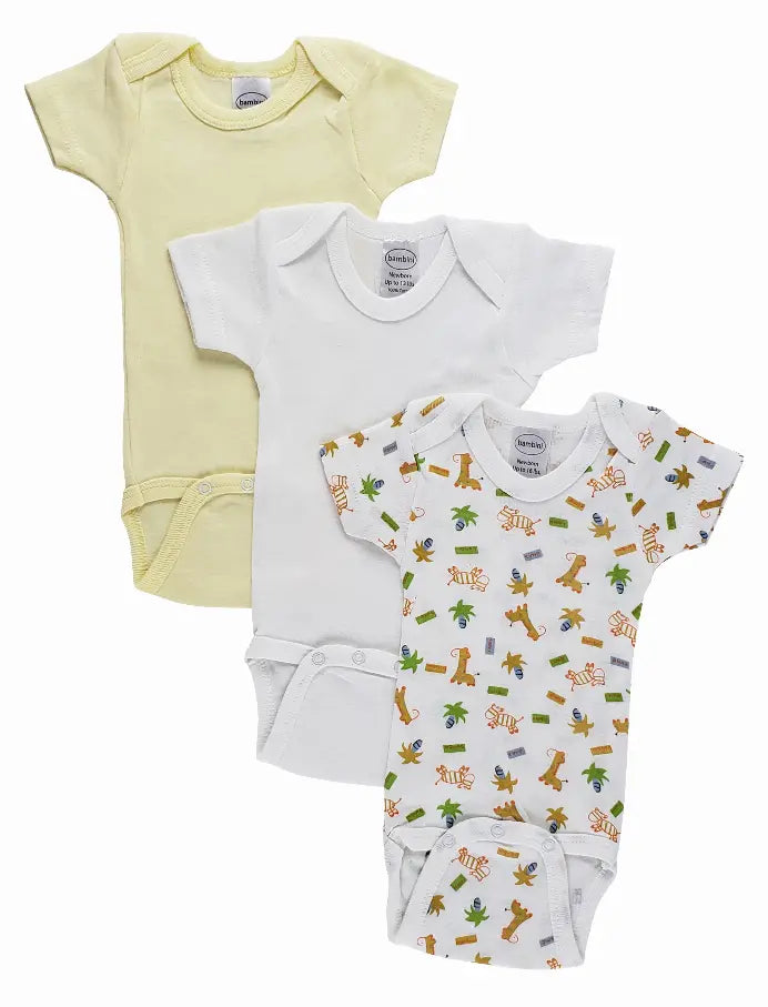 Bambini Boys' Printed Short Sleeve Variety Pack Bambini