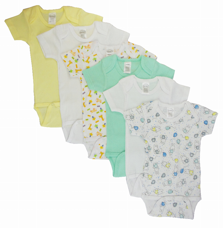 Bambini Boys' Printed Short Sleeves Variety Pack Bambini