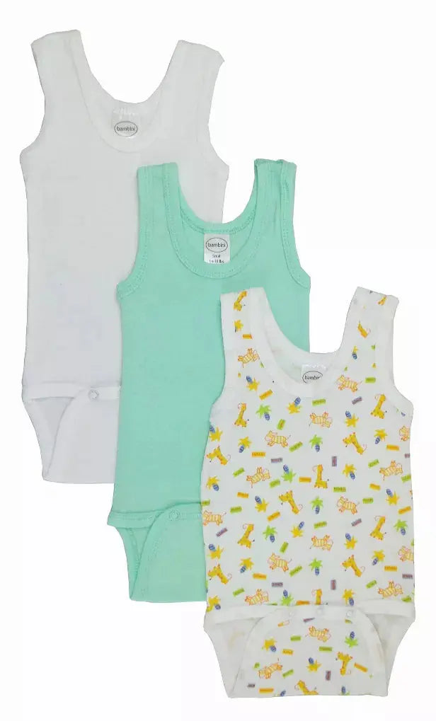 Bambini Boys' Printed Tank Top Variety Pack Bambini