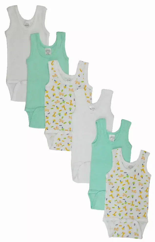 Bambini Boys' Printed Tank Top Variety Pack Bambini