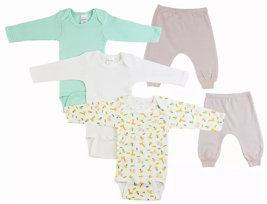 Bambini Infant Girls Long Sleeve Onezies and Joggers Bambini