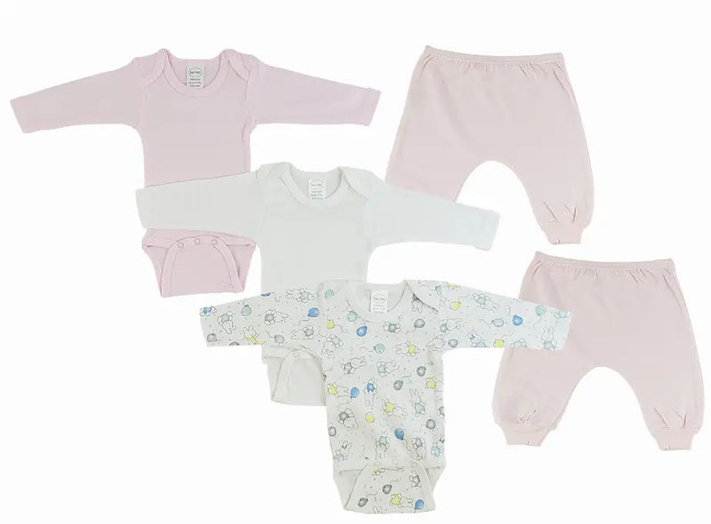 Bambini Infant Girls Long Sleeve Onezies and Joggers Bambini