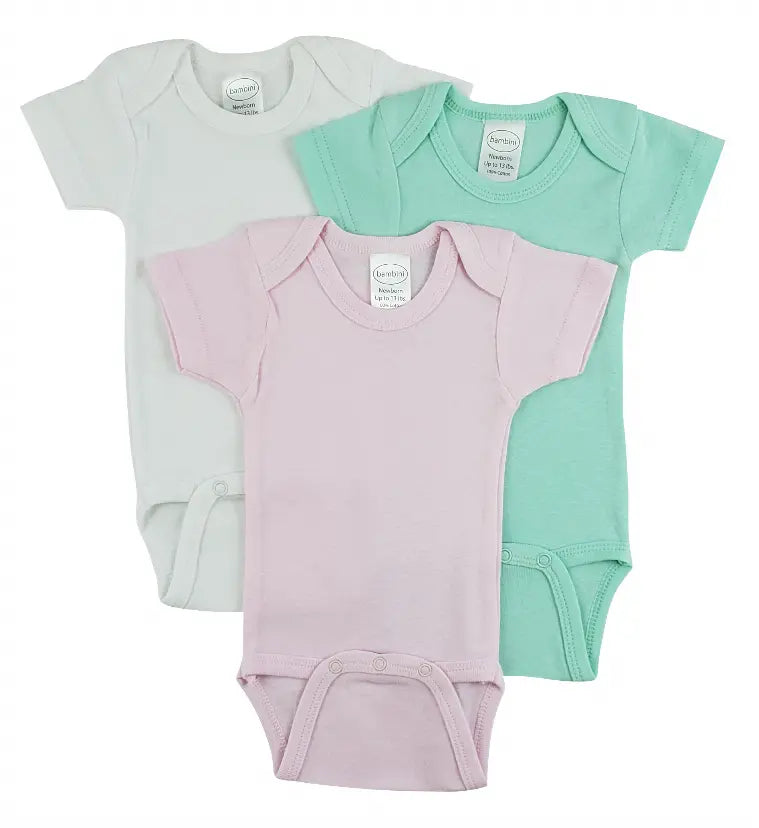Bambini Short Sleeve One Piece 3 Pack Bambini