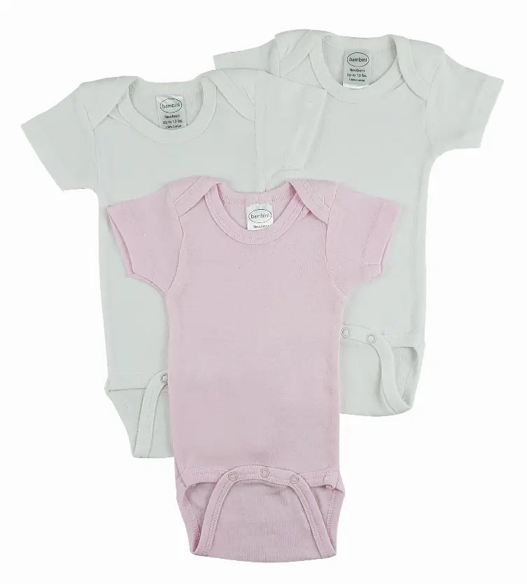 Bambini Short Sleeve One Piece 3 Pack Bambini