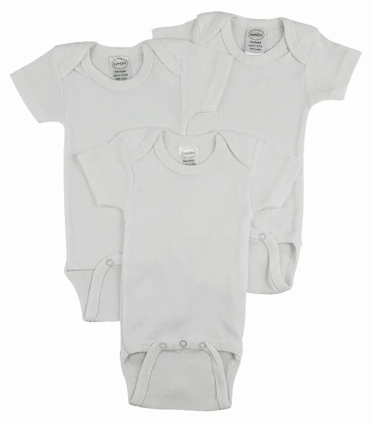 Bambini Short Sleeve One Piece 3 Pack Bambini