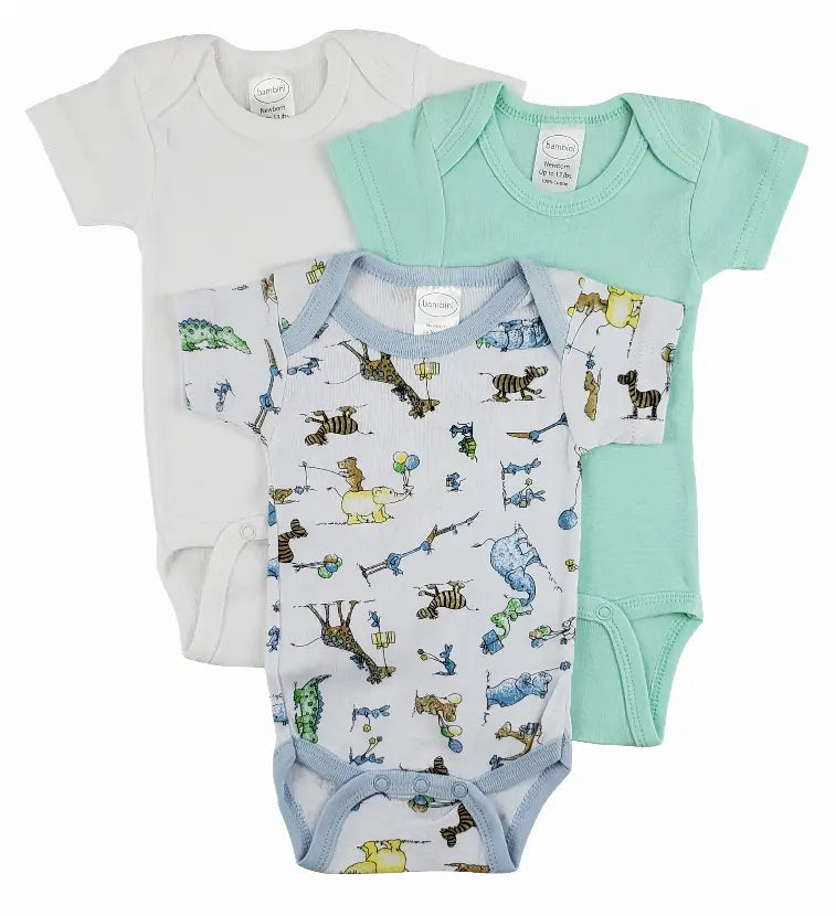 Bambini Short Sleeve One Piece 3 Pack Bambini