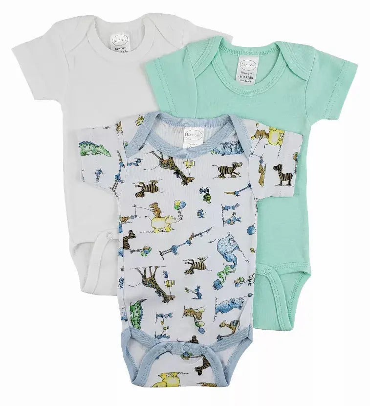 Bambini Short Sleeve One Piece 3 Pack Bambini
