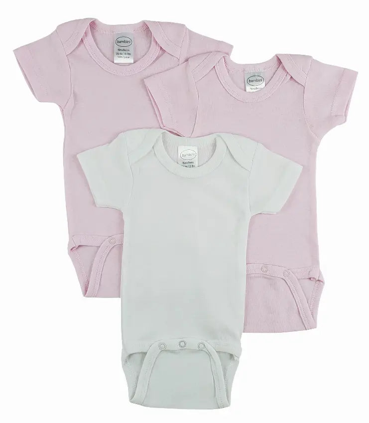 Bambini Short Sleeve One Piece 3 Pack Bambini