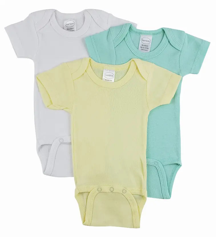 Bambini Short Sleeve One Piece 3 Pack Bambini