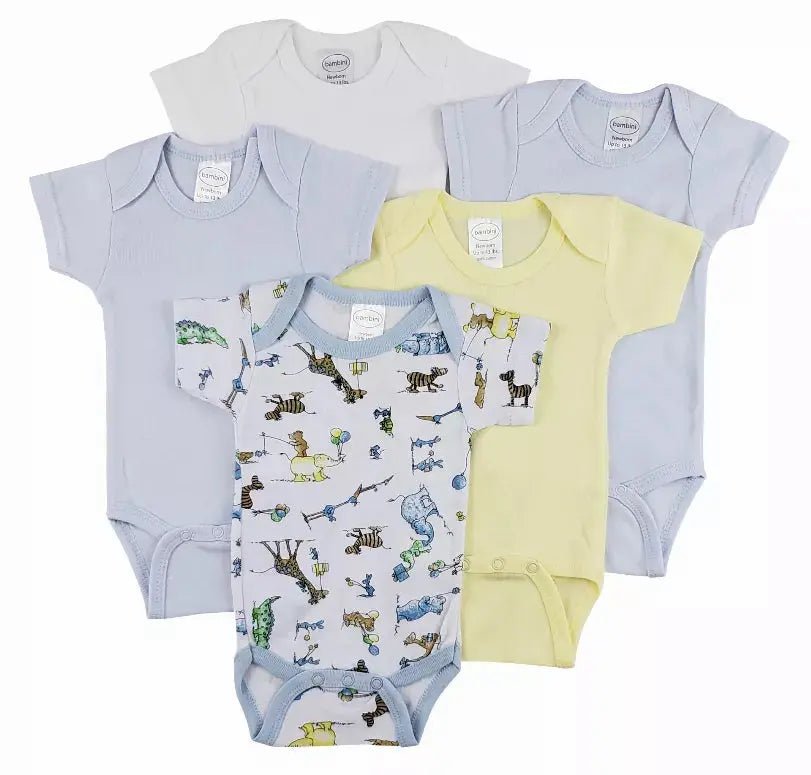 Bambini Short Sleeve One Piece 5 Pack Bambini