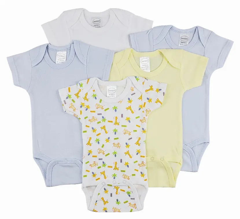 Bambini Short Sleeve One Piece 5 Pack Bambini