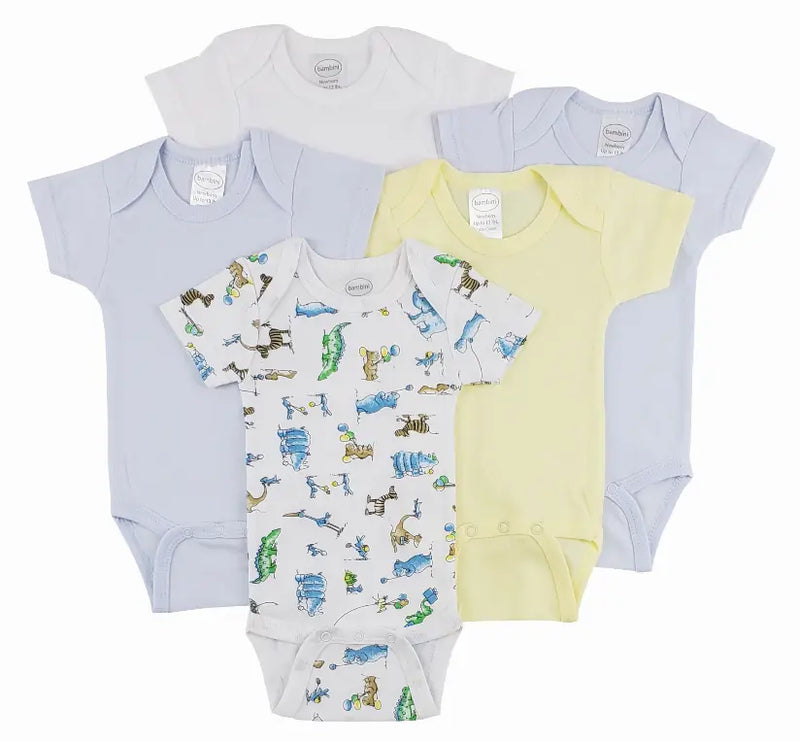 Bambini Short Sleeve One Piece 5 Pack Bambini
