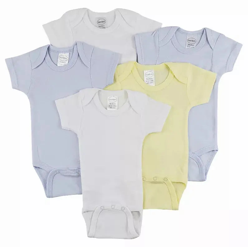 Bambini Short Sleeve One Piece 5 Pack Bambini