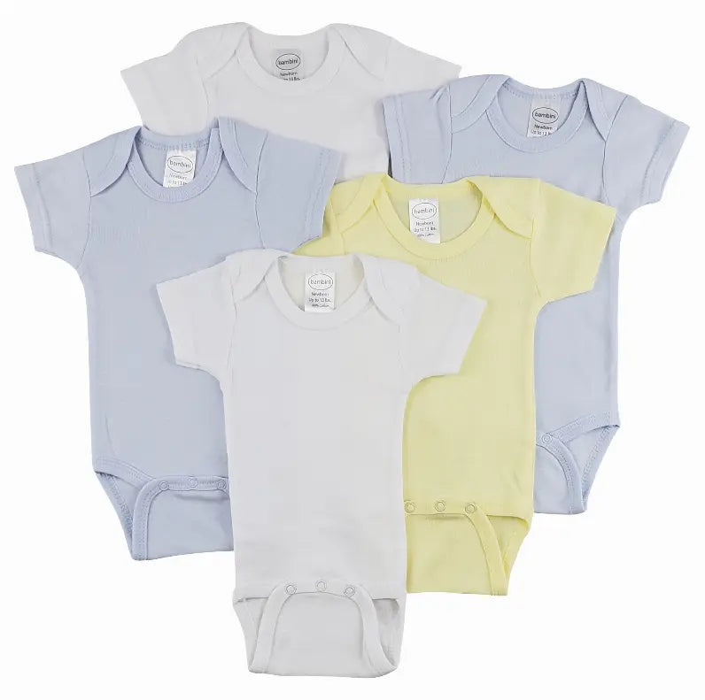 Bambini Short Sleeve One Piece 5 Pack Bambini