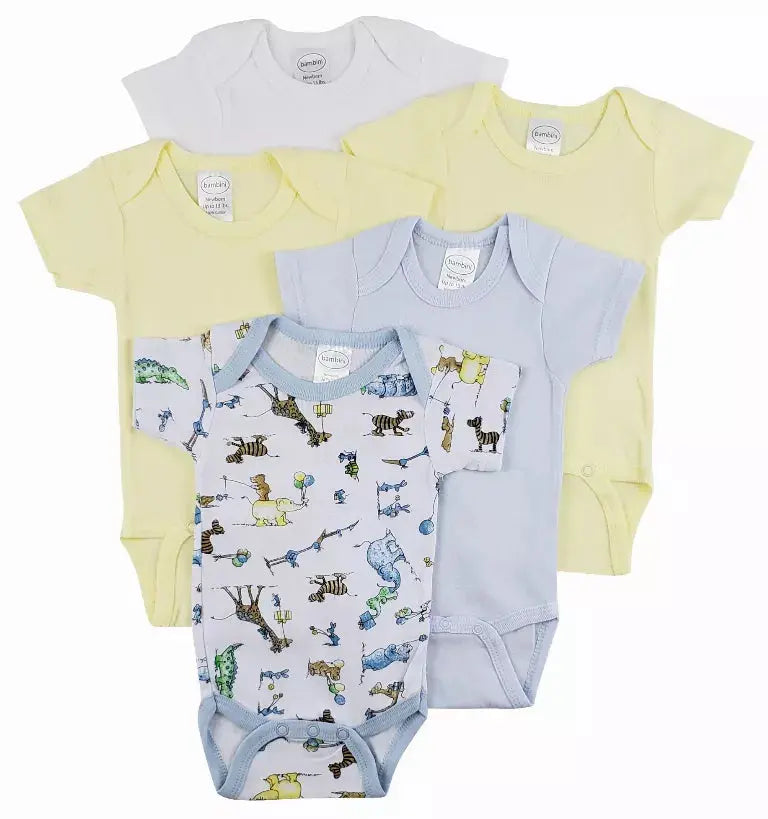 Bambini Short Sleeve One Piece 5 Pack Bambini