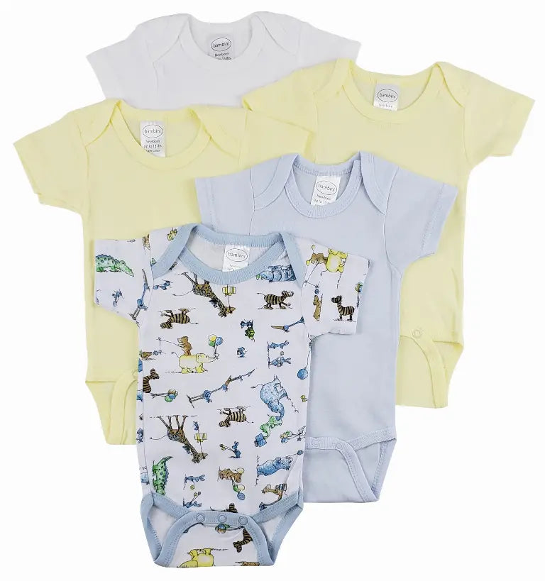 Bambini Short Sleeve One Piece 5 Pack Bambini