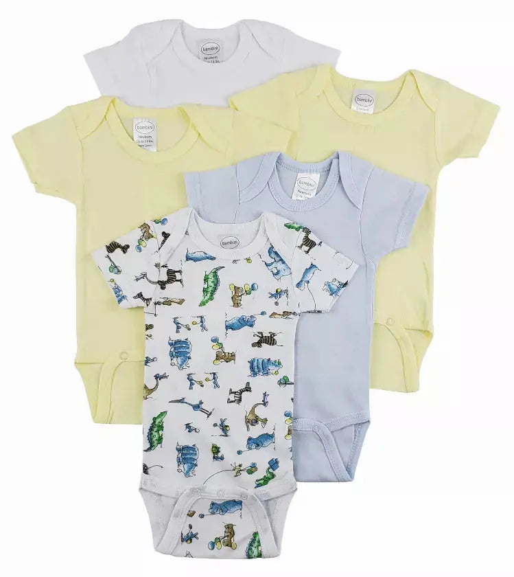 Bambini Short Sleeve One Piece 5 Pack Bambini