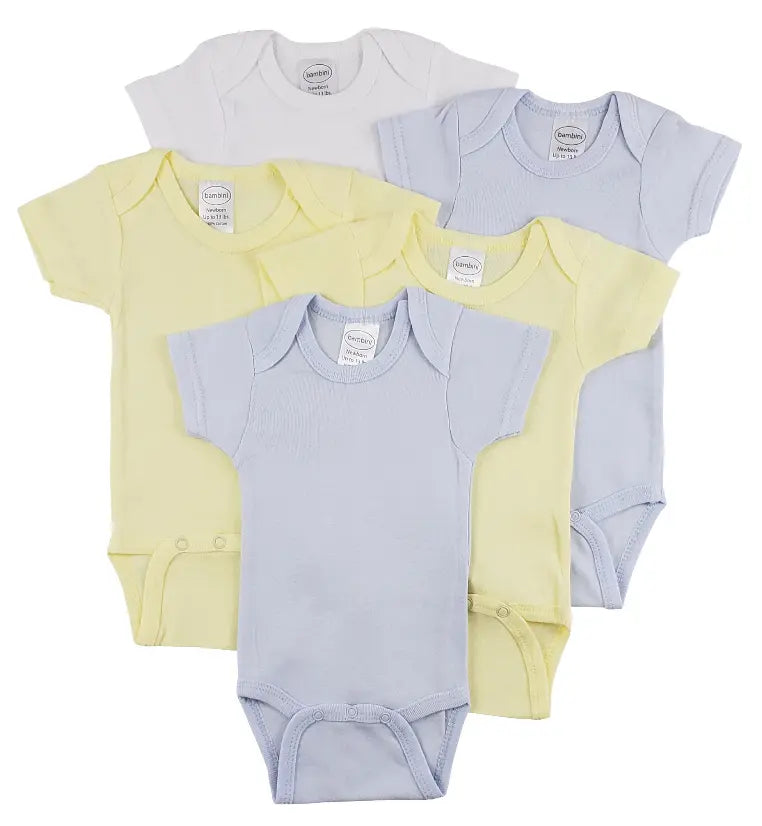 Bambini Short Sleeve One Piece 5 Pack Bambini