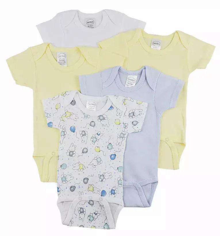 Bambini Short Sleeve One Piece 5 Pack Bambini