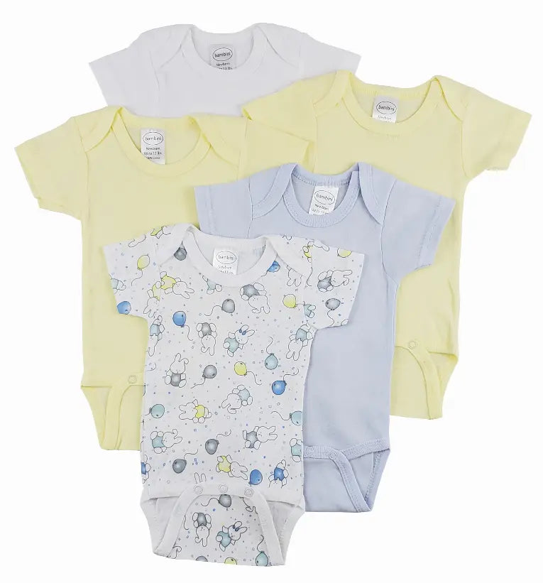 Bambini Short Sleeve One Piece 5 Pack Bambini