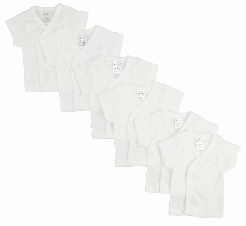 Bambini Side Snap Short Sleeve Shirt 6 Pack Bambini