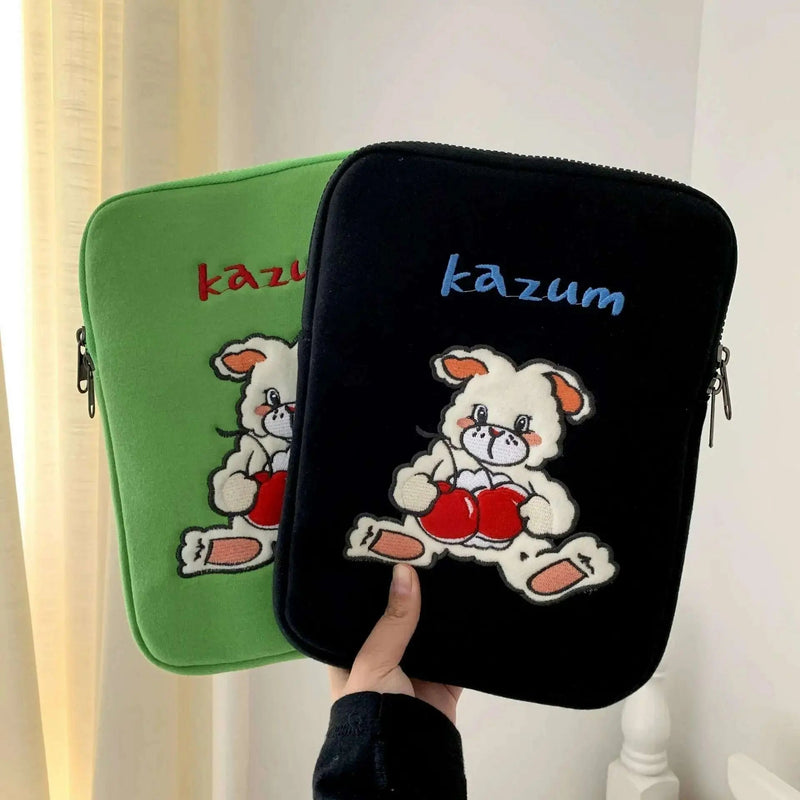 Bamtoree-Same-Embroidery-Bunny-Ipad-Tablet-Liner-Protective-Bag-Storage-Bag-GreatEagleInc-334191458