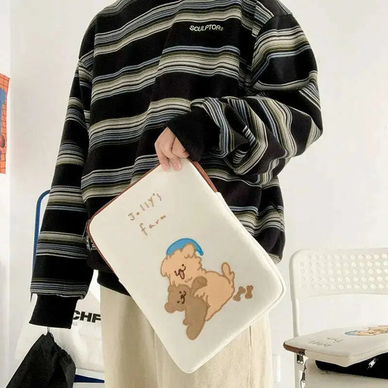 Bamtoree-Same-Embroidery-Bunny-Ipad-Tablet-Liner-Protective-Bag-Storage-Bag-GreatEagleInc-334191648