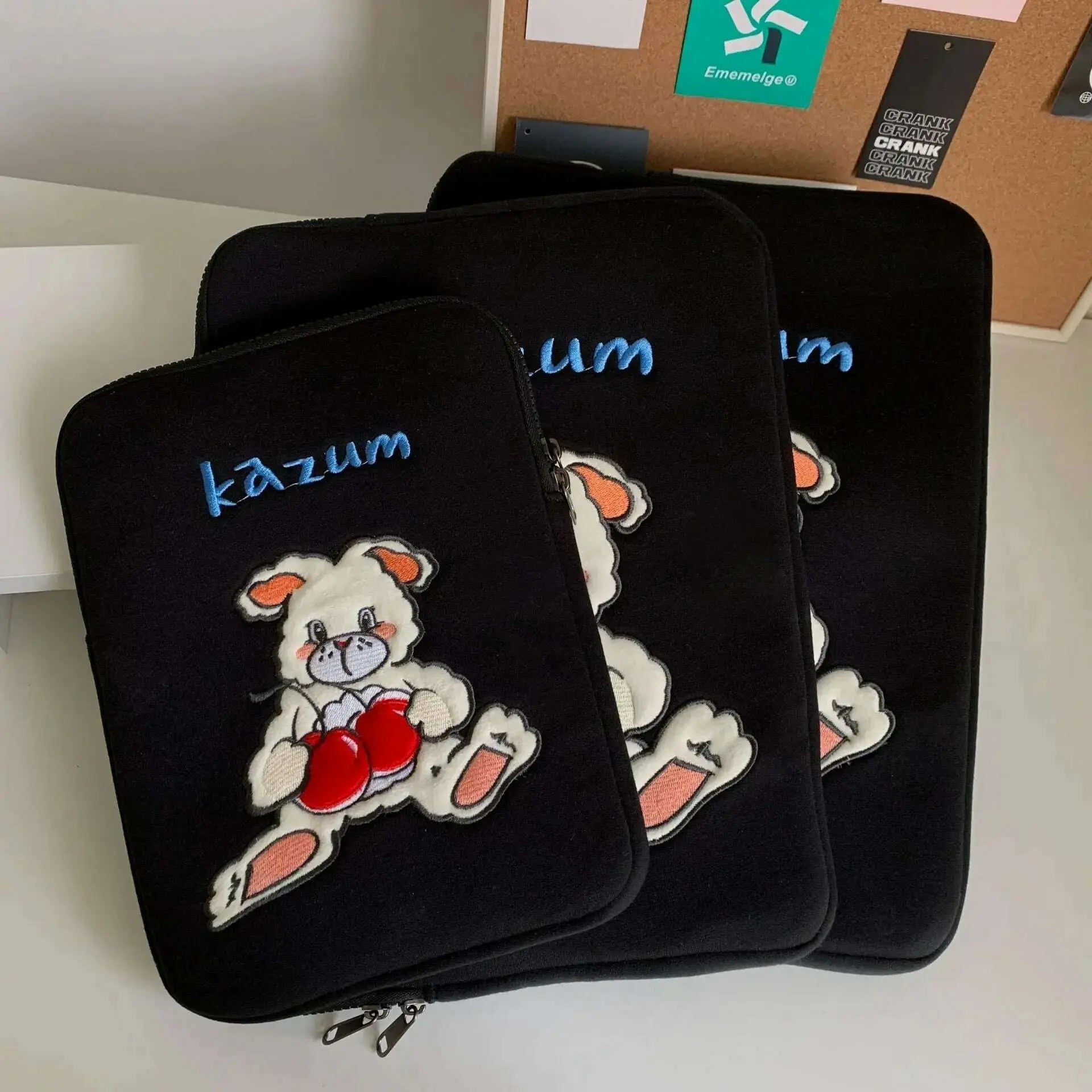 Bamtoree-Same-Embroidery-Bunny-Ipad-Tablet-Liner-Protective-Bag-Storage-Bag-GreatEagleInc-334192043