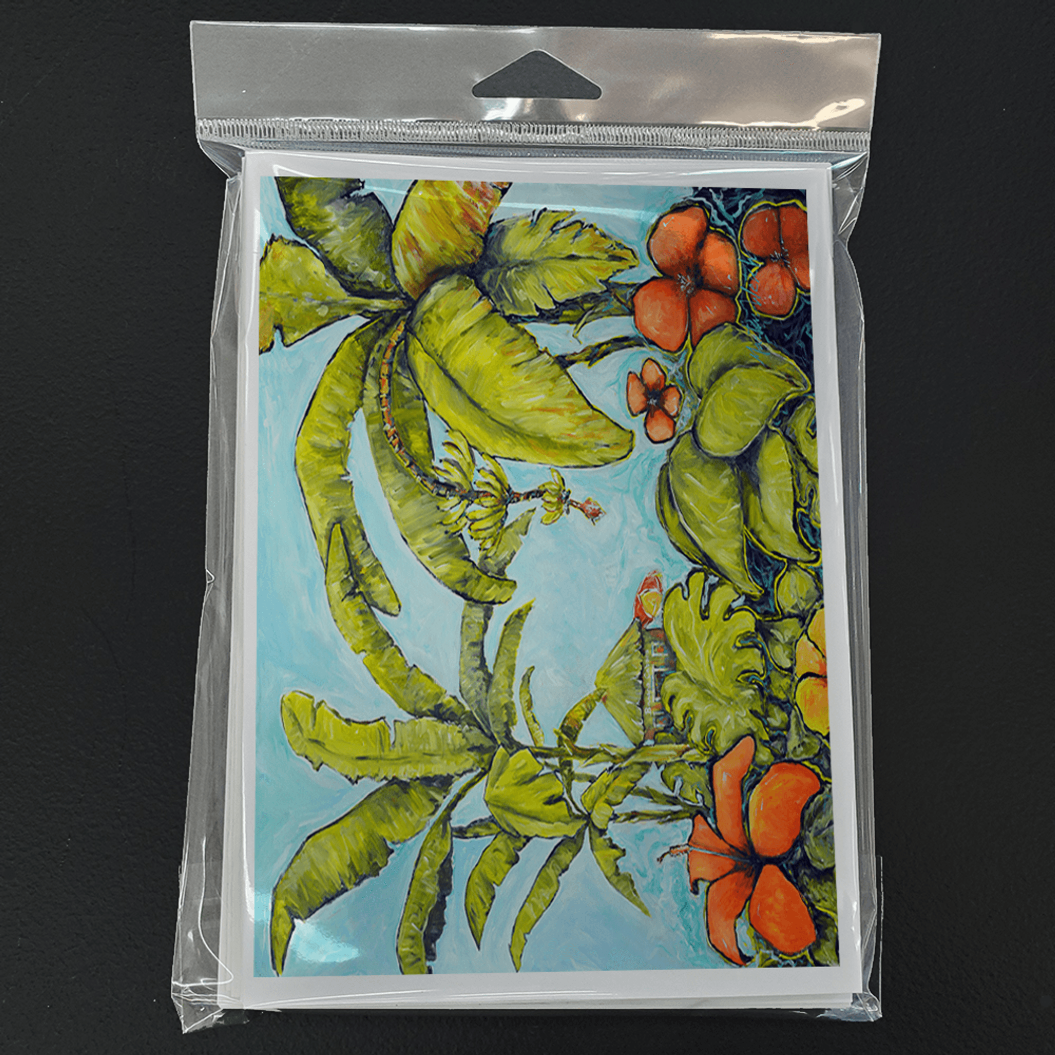 Banana Cabana Greeting Cards Pack of 8 Caroline's Treasures