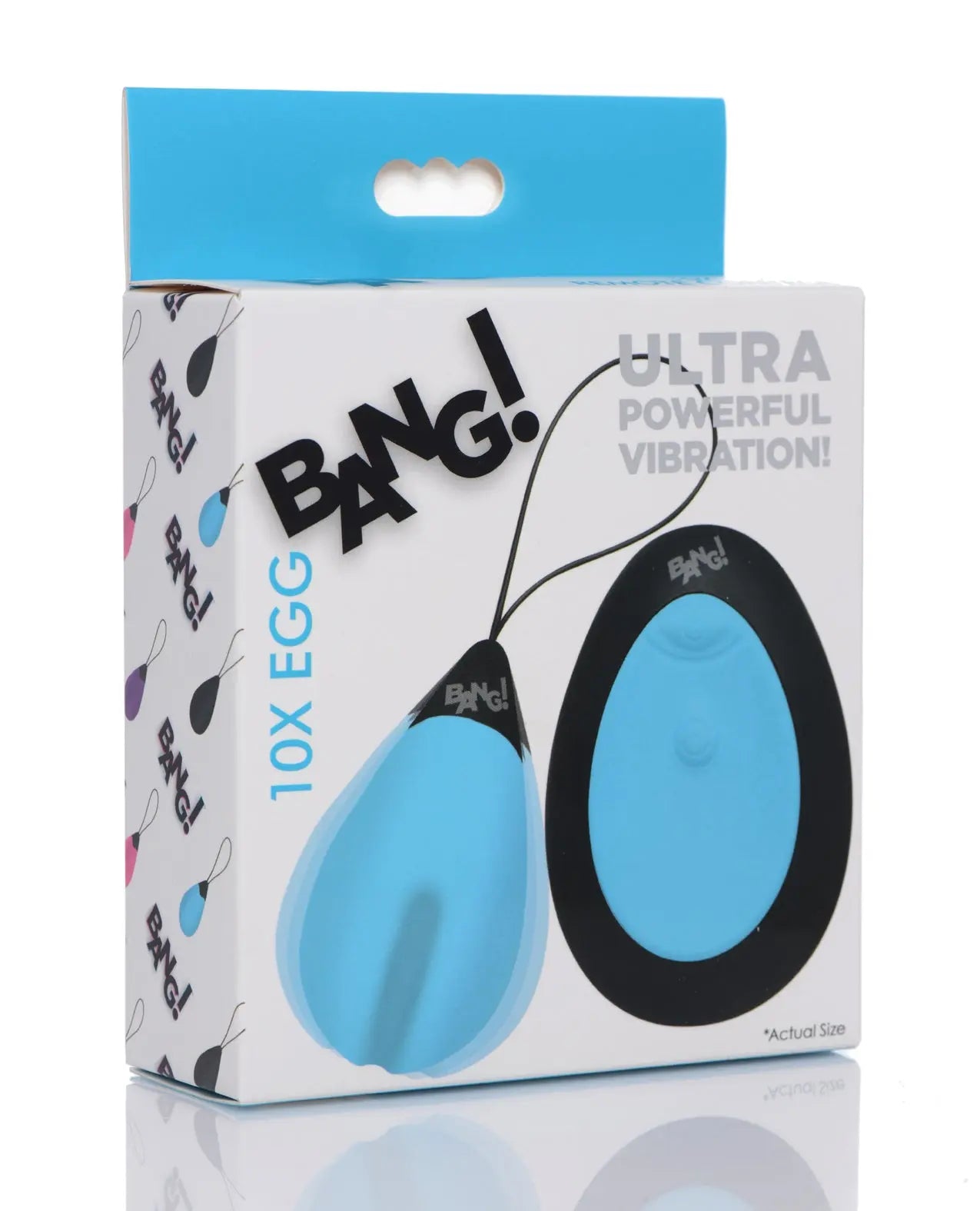 Bang! 10X Silicone Vibrating Egg - GreatEagleInc