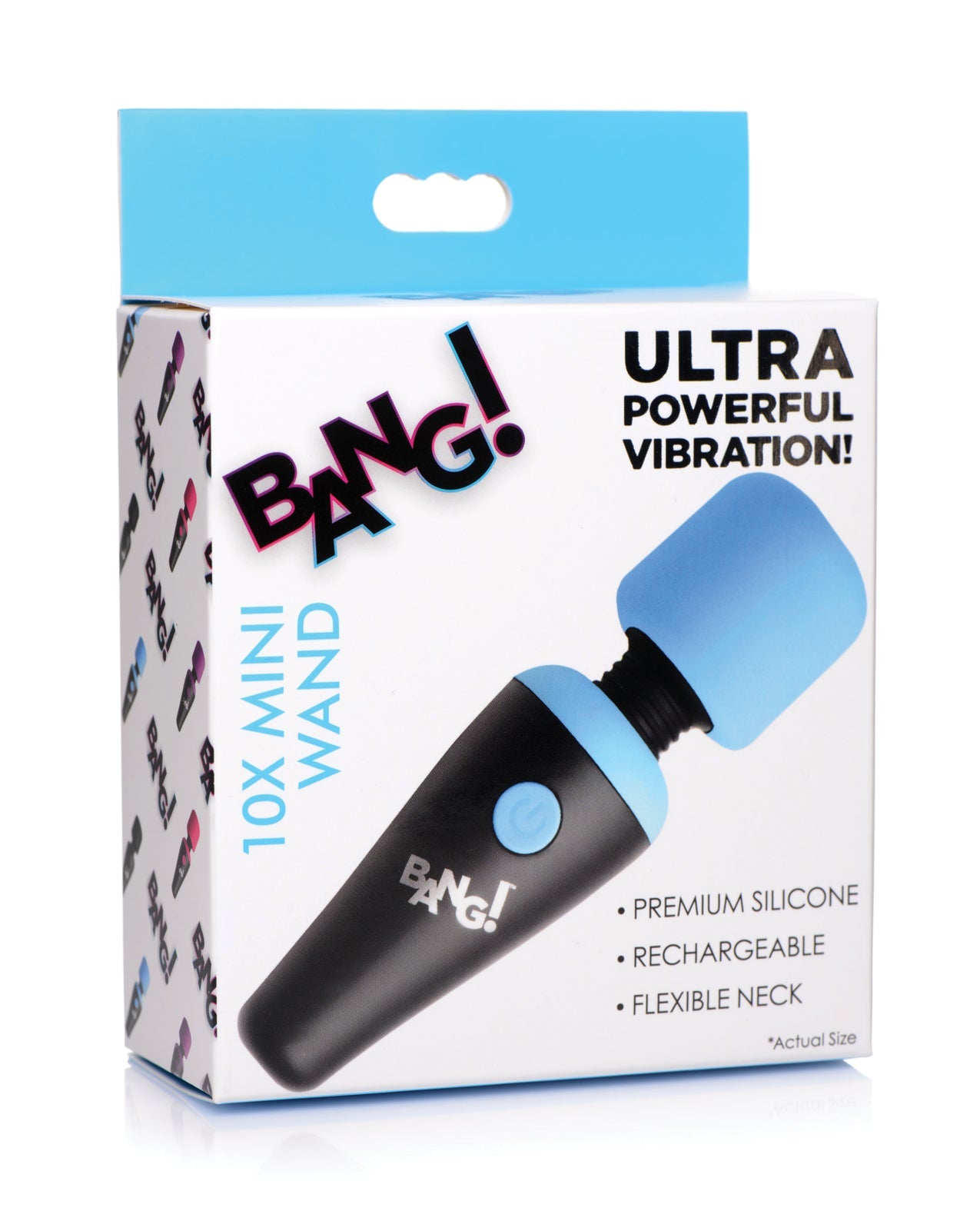 Bang! 10X Vibrating Mini Silicone Wand - GreatEagleInc