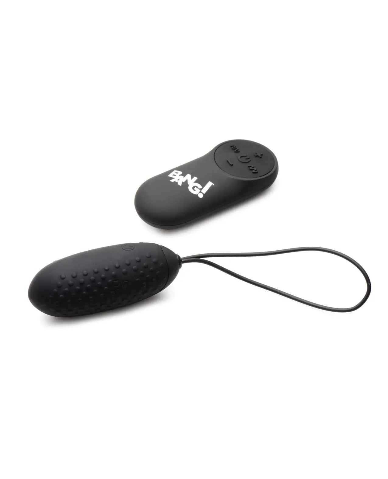 Bang! 28X Nubbed Silicone Egg w/Remote Control - Black Xr LLC