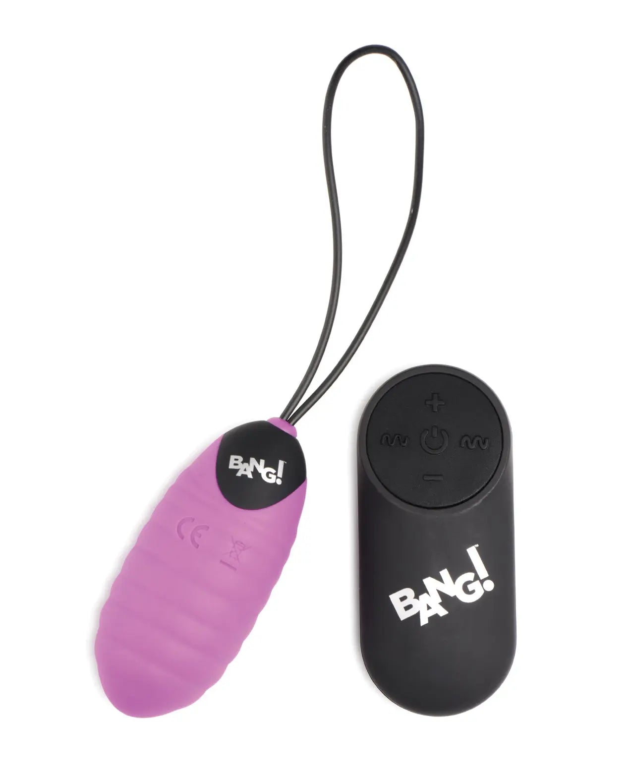 Bang! 28X Ribbed Silicone Egg w/Remote Control - Purple Xr LLC