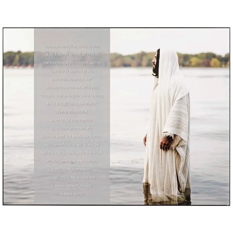 Baptism Of Jesus Matthew 3:13-17 Mdf Dicksons Inc