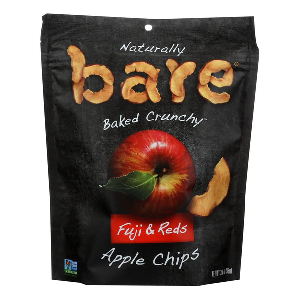 Bare Fruit Apple Chips - Fuji & Reds - Case Of 12 - 3.4 Oz - GreatEagleInc