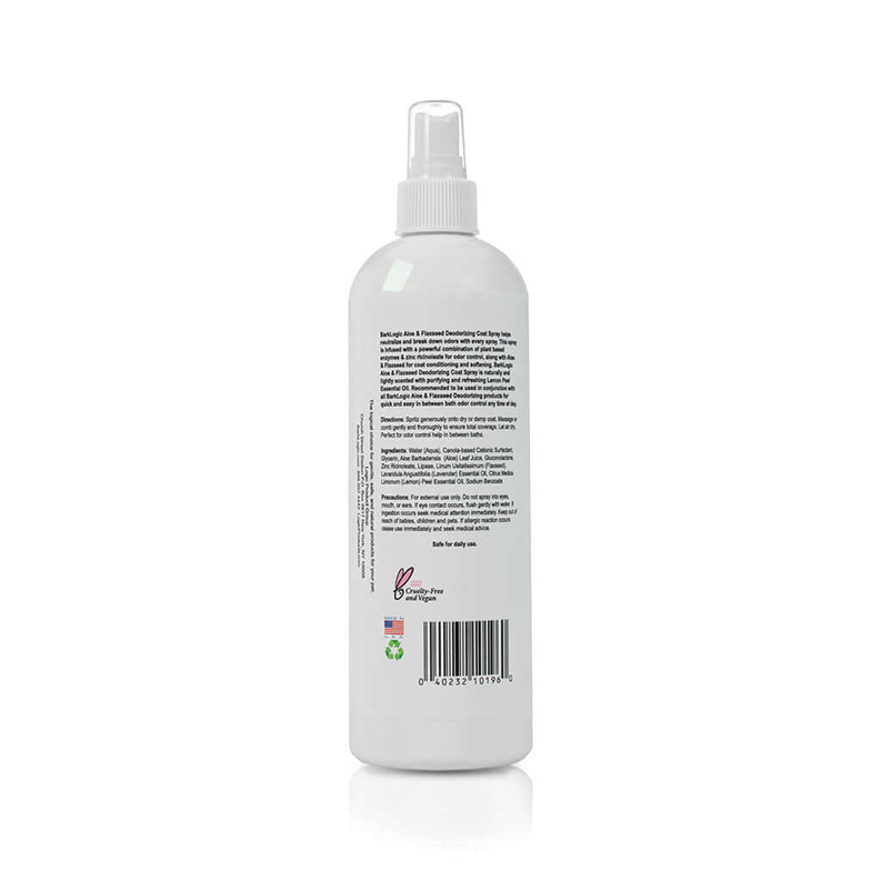 BarkLogic Aloe & Flaxseed Deodorizing Coat Spray Logic Products