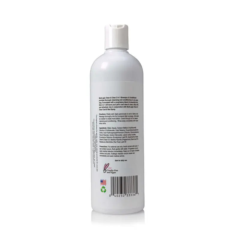 BarkLogic Clean & Clear 2 in 1 Shampoo & Conditioner Logic Products