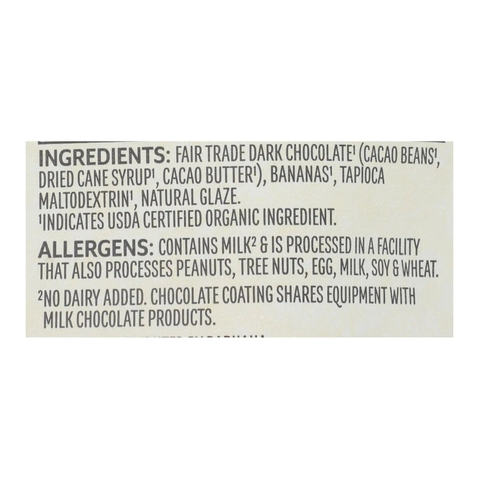 Barnana Chewy Banana Bites - Organic Chocolate - Case Of 12 - 3.5 Oz. Barnana