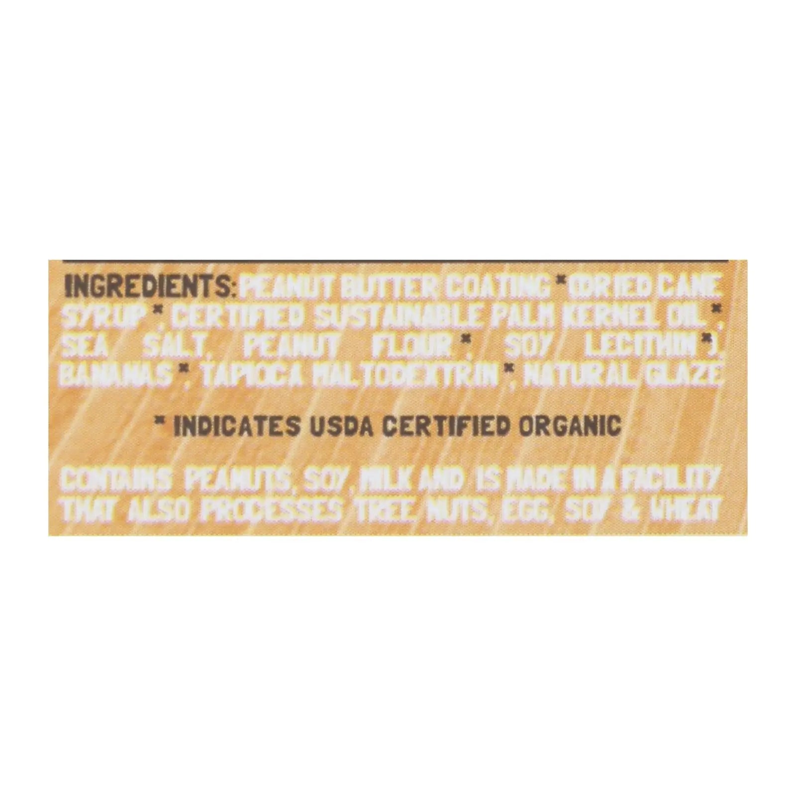 Barnana Chewy Banana Bites - Organic Peanut Butter - Case Of 12 - 3.5 Oz. Barnana
