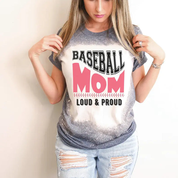 Baseball MOM T-shirt Rebelle Tree