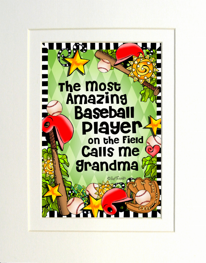 Baseball Mom/Grandma Themed Gifty Art Suzy Toronto