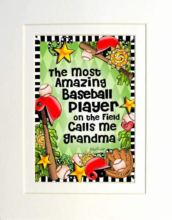 Baseball Mom/Grandma Themed Gifty Art Suzy Toronto