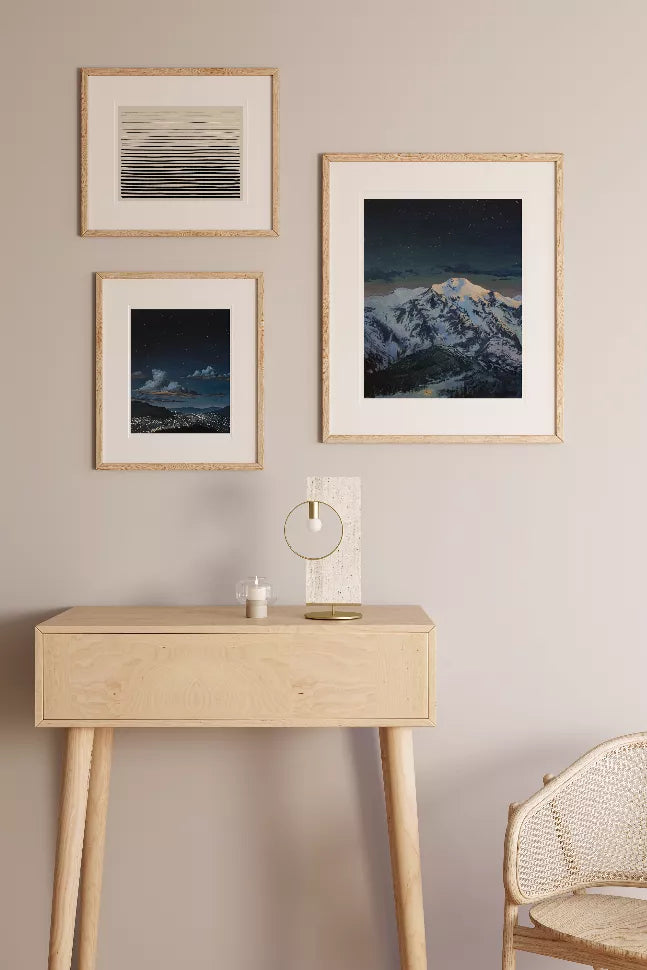 Basecamp at Sunset The Crafted Prints
