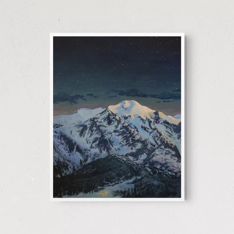 Basecamp at Sunset The Crafted Prints