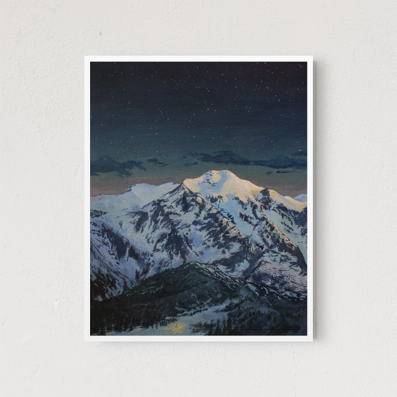 Basecamp at Sunset The Crafted Prints