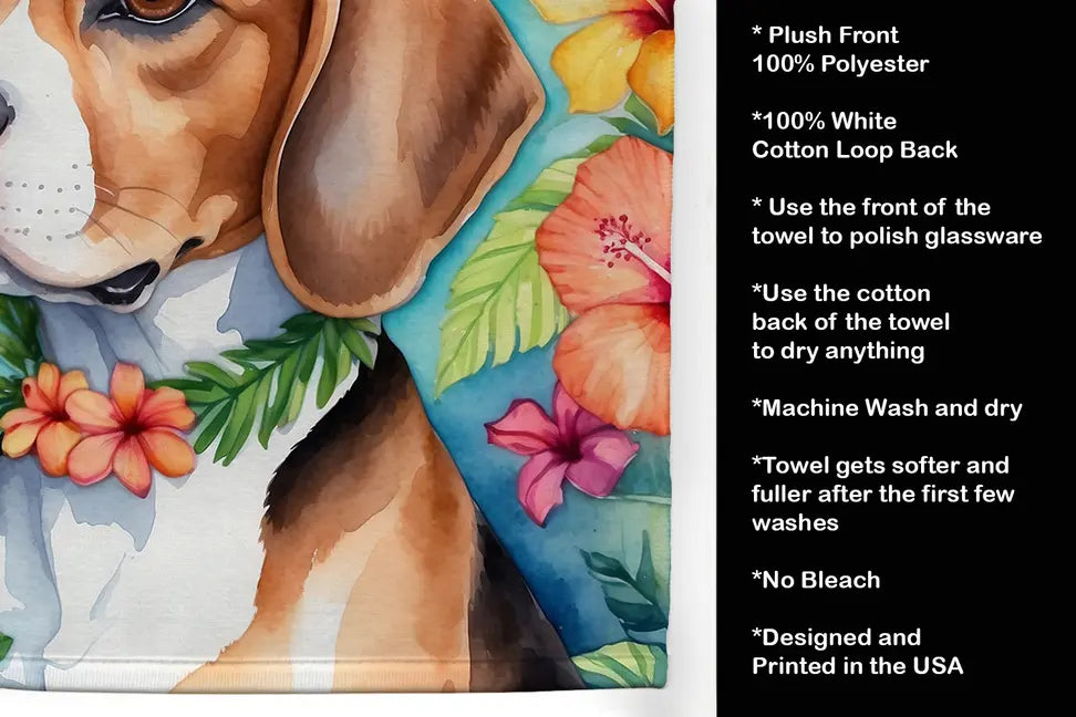 Basenji Luau Pair of Pot Holders Caroline's Treasures
